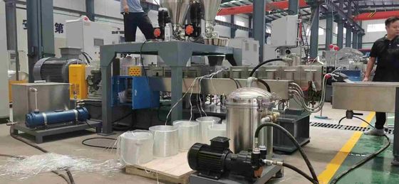 CE HDPE Plastic Recycling Line 160Kw Waste Plastic Granulator Machine