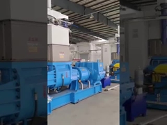 Rubberkneder met Dubbel Hydraulische Drukdeksel